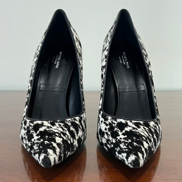 NIB Michael Kors Collection Gretel Speckled Pony Print Calf Hair Pump - Picture 6 of 16